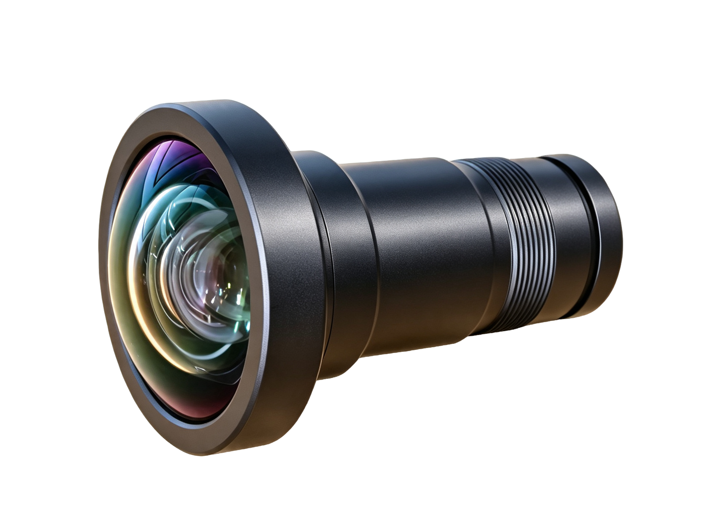 Wide-Angle, Low-Distortion Projection Lens